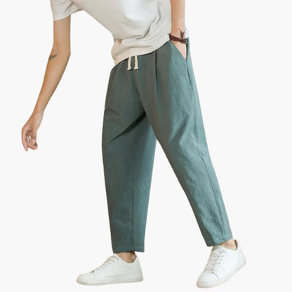 Men's Loose Fit Summer Pants Cotton