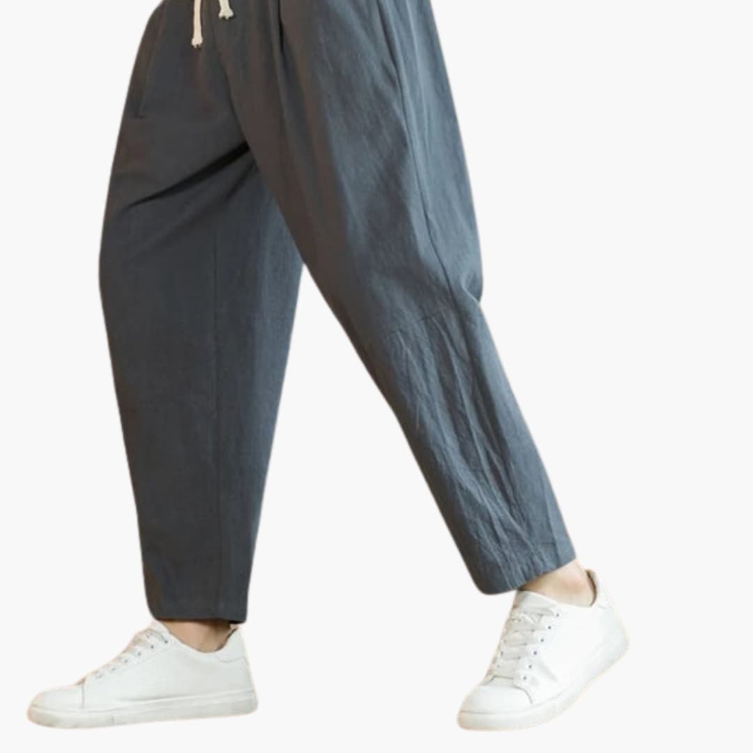 Men's Loose Fit Summer Pants Cotton
