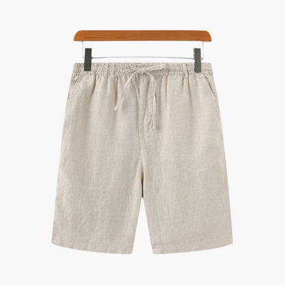 Men's Elastic Waist Shorts with Side Pockets - VibreMode