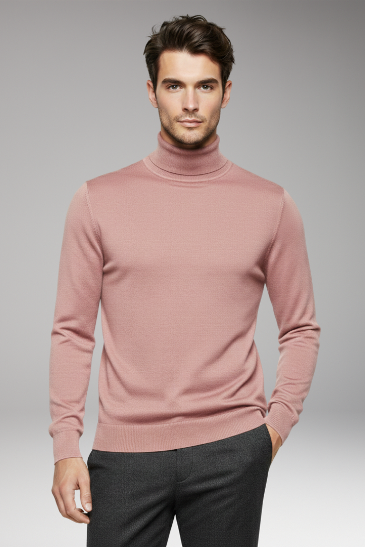 Men's Turtleneck Sweater Long Sleeves