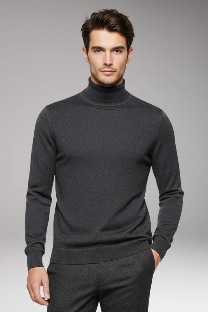 Men's Turtleneck Sweater Long Sleeves