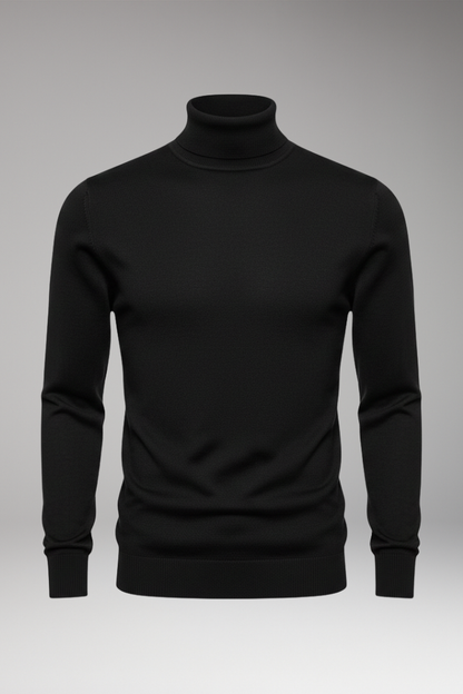 Men's Turtleneck Sweater Long Sleeves - VibreMode