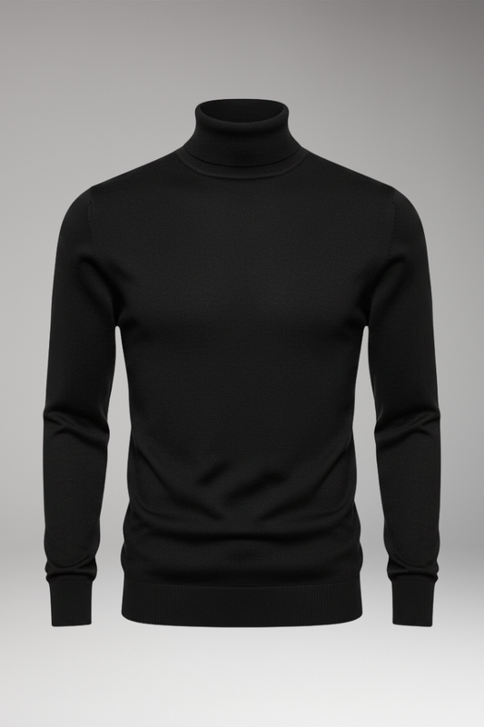Men's Turtleneck Sweater Long Sleeves - VibreMode