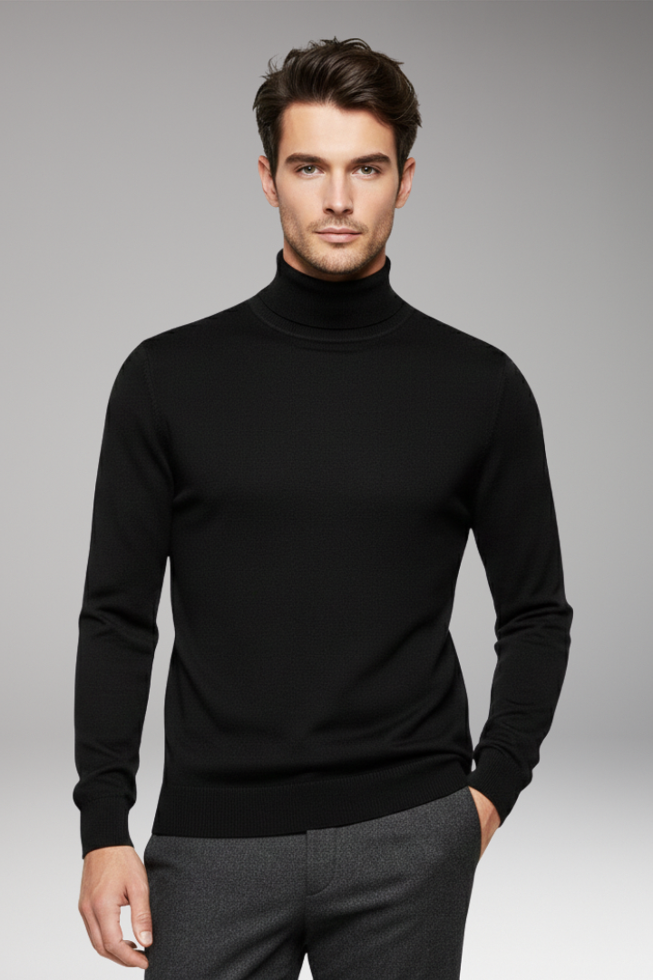 Men's Turtleneck Sweater Long Sleeves