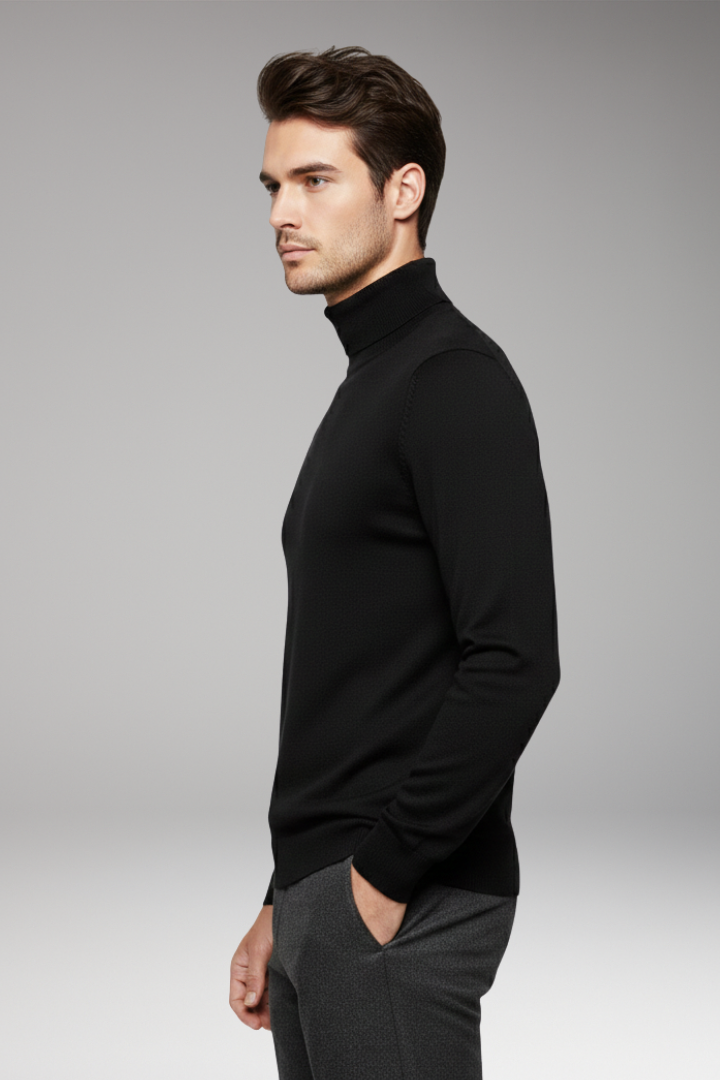 Men's Turtleneck Sweater Long Sleeves