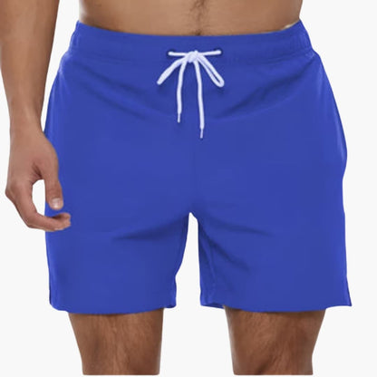 Men's Quick-Drying Swim Shorts Elastic Waistband