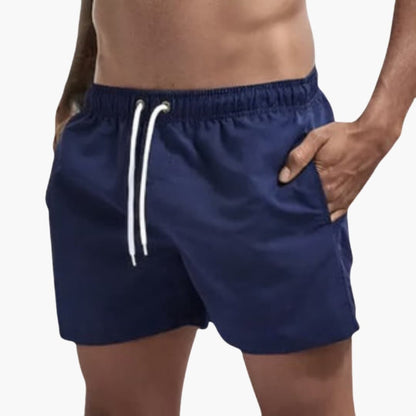 Men's Swim Shorts Elastic Waist Water-Resistant - VibreMode