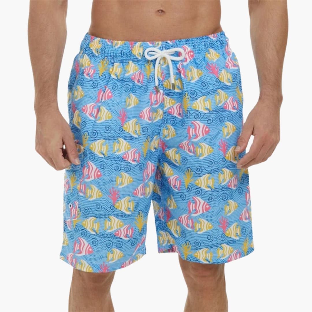 Men's Swim Trunks Elastic Waistband