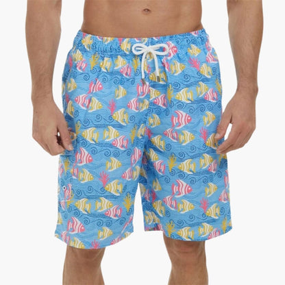 Men's Swim Trunks Elastic Waistband