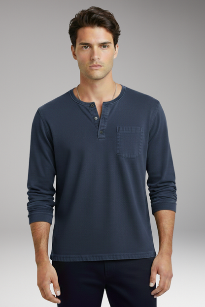 Men's Round Neck T-Shirt With Chest Pocket