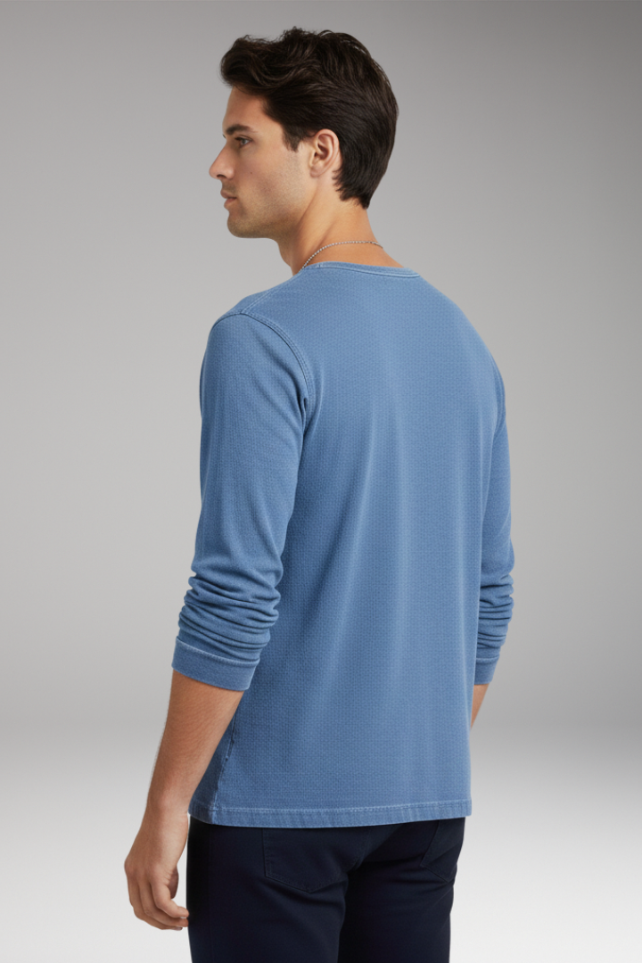 Men's Round Neck T-Shirt With Chest Pocket