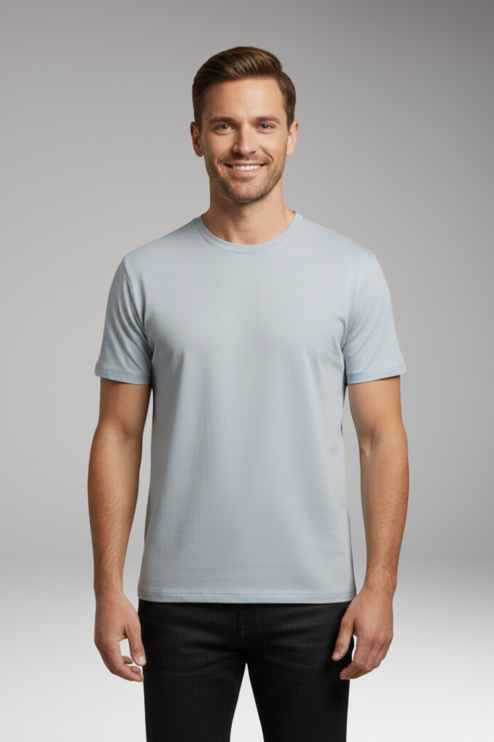 Men's Short Sleeve Round Neck T-Shirt