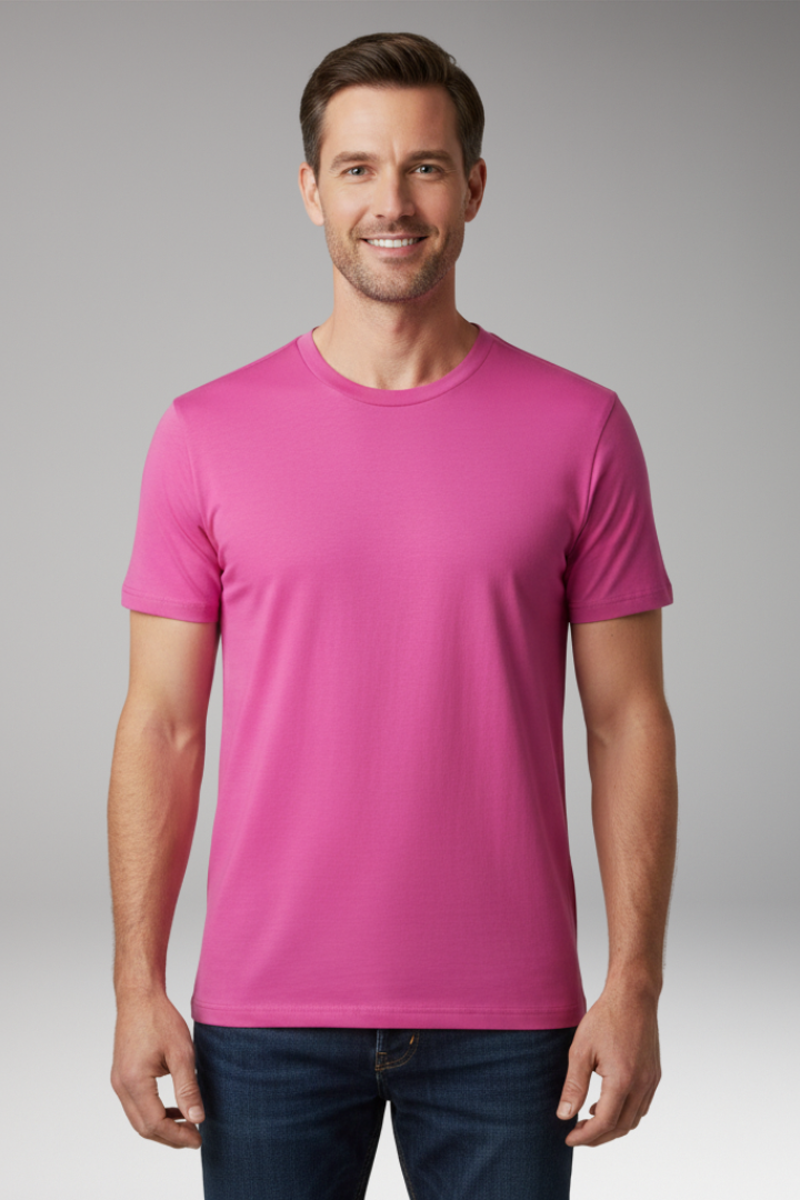 Men's Short Sleeve Round Neck T-Shirt
