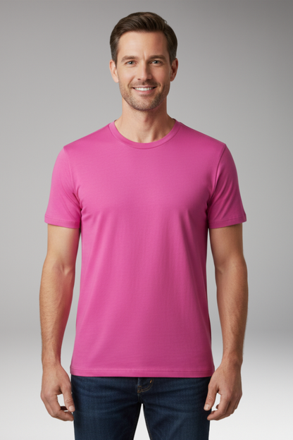 Men's Short Sleeve Round Neck T-Shirt