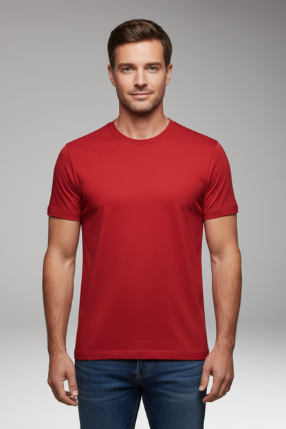 Men's Short Sleeve Round Neck T-Shirt