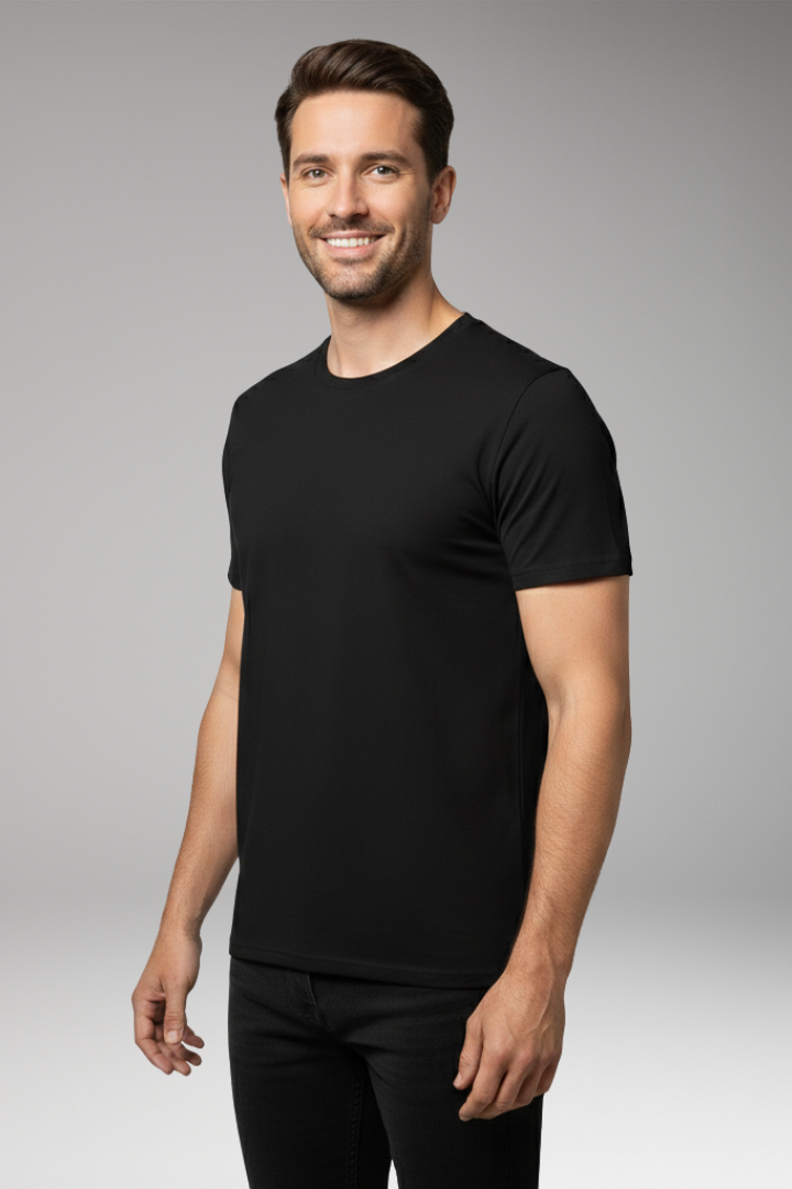 Men's Short Sleeve Round Neck T-Shirt