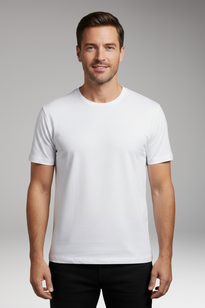 Men's Short Sleeve Round Neck T-Shirt