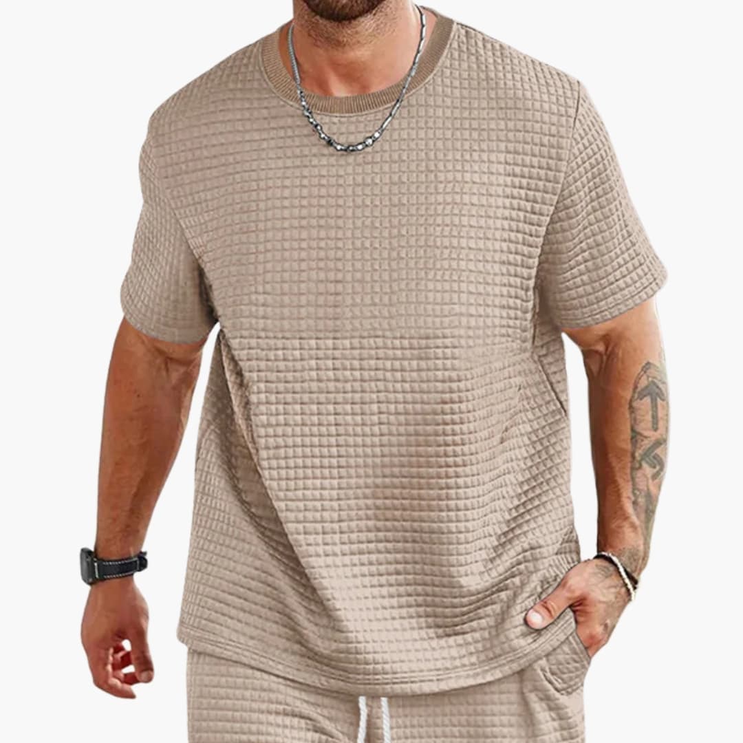 Men's Short Sleeve Casual T-Shirt - VibreMode