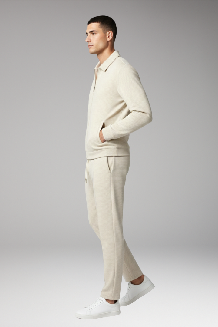 Men's Zip Tracksuit Set