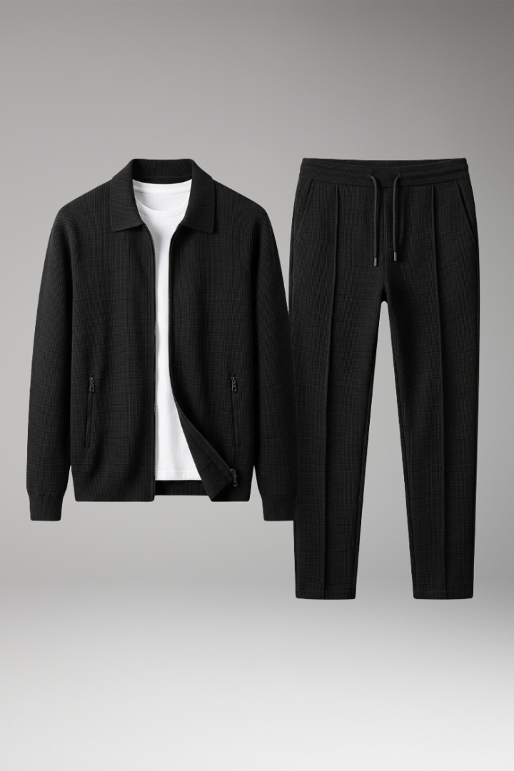 Men's Zip Up Tracksuit Jacket Pants - VibreMode