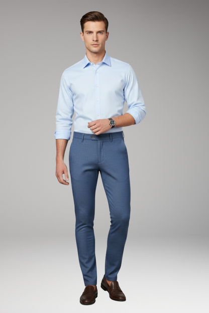 Men's Slim Fit Stretch Trousers