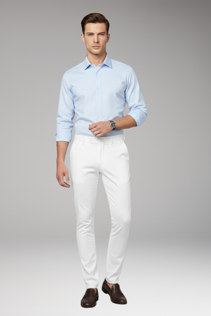 Men's Slim Fit Stretch Trousers