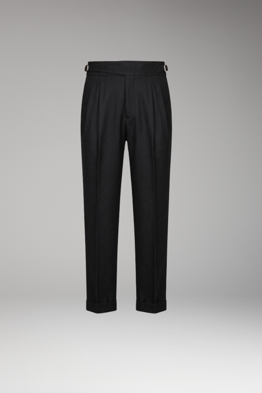 Men's High Waist Trousers Adjustable Buckle - VibreMode