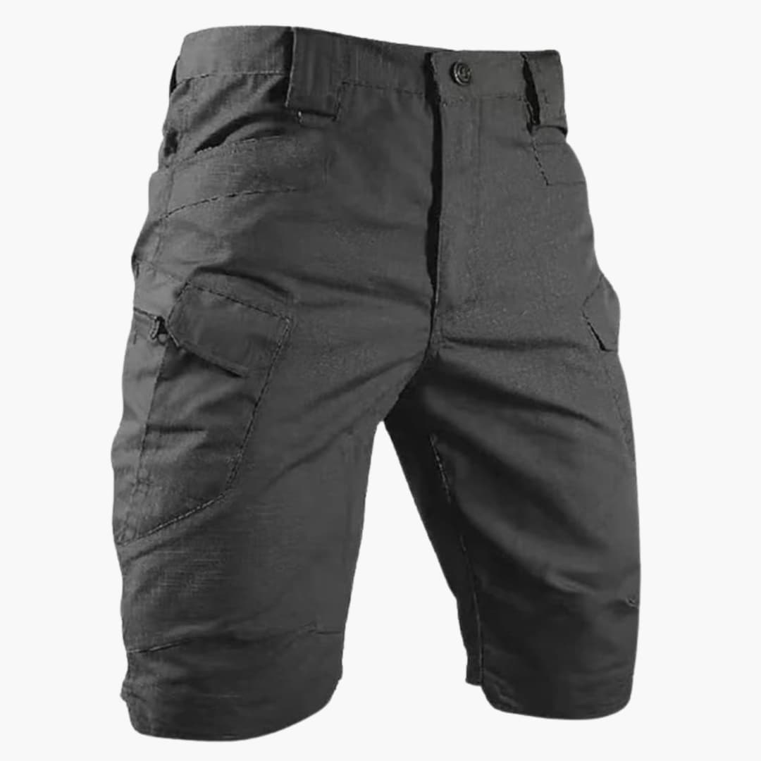 Men's Cargo Shorts Elastic Waist Flap Pockets