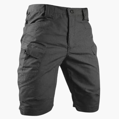 Men's Cargo Shorts Elastic Waist Flap Pockets