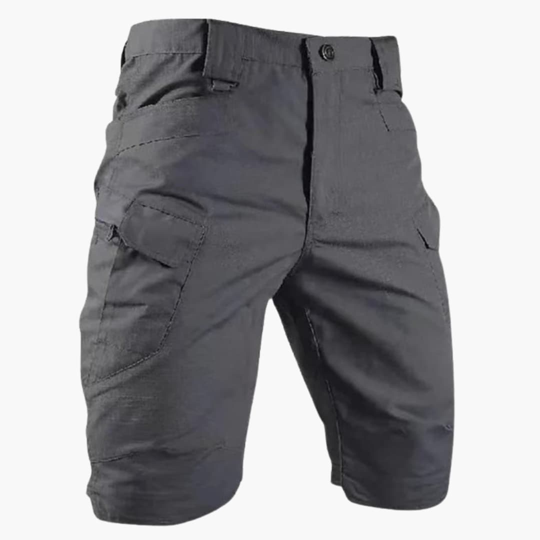 Men's Cargo Shorts Elastic Waist Flap Pockets