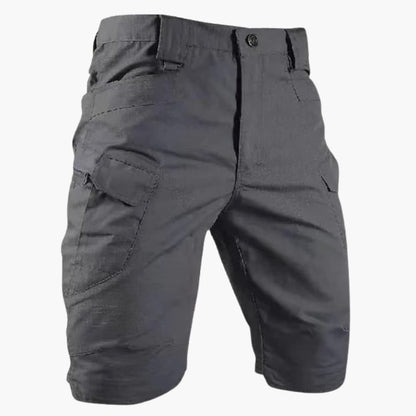 Men's Cargo Shorts Elastic Waist Flap Pockets