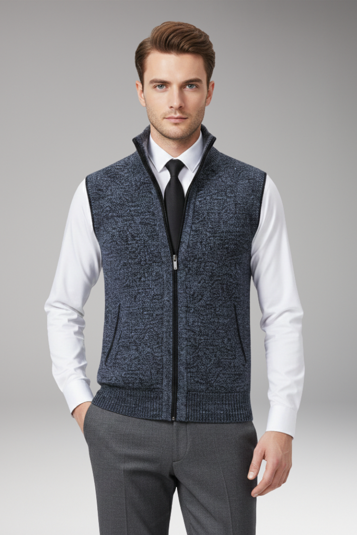 Men's Zip Vest Straight Fit