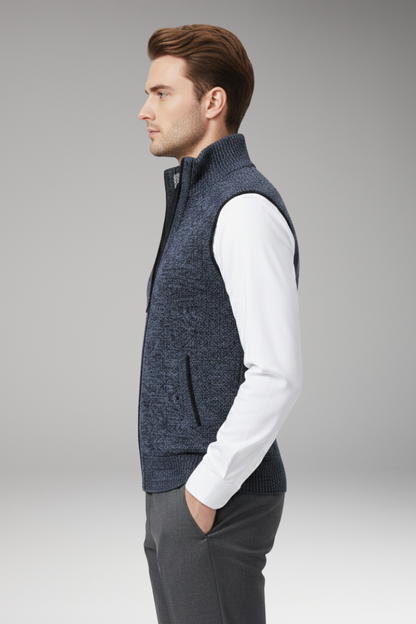 Men's Zip Vest Straight Fit