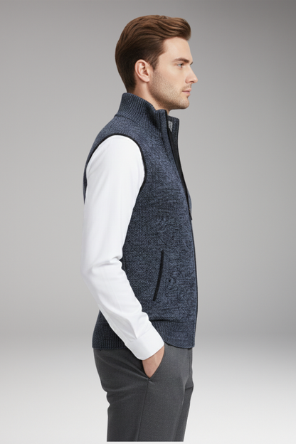 Men's Zip Vest Straight Fit