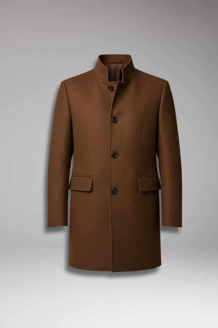 Men's Insulated Winter Jacket Snap Closure - VibreMode