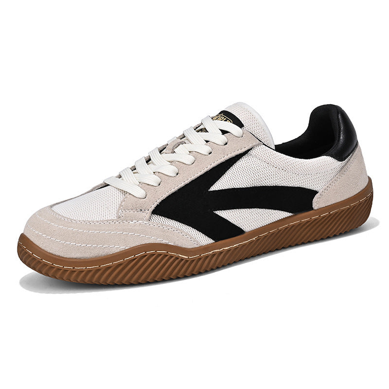 Men's Retro Suede Leather Patchwork Sneakers