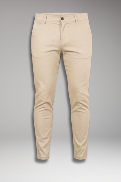 Men's Slim Leg Chino Pants Button Fly - VibreMode