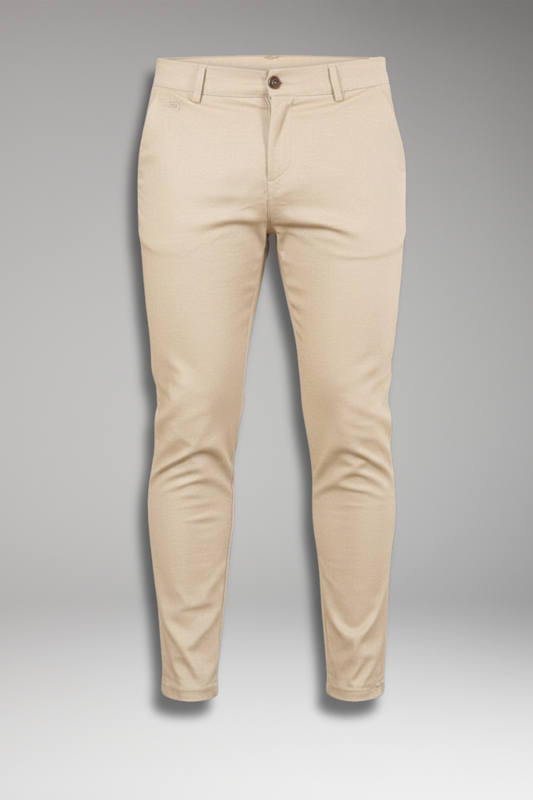 Men's Slim Leg Chino Pants Button Fly - VibreMode