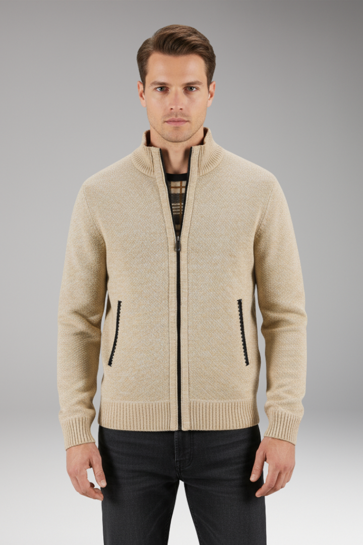 Men's Zip Jacket Interior Patterned