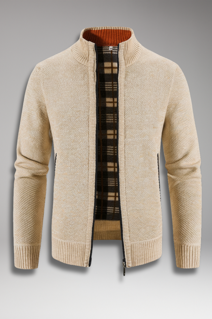 Men's Zip Jacket Interior Patterned - VibreMode