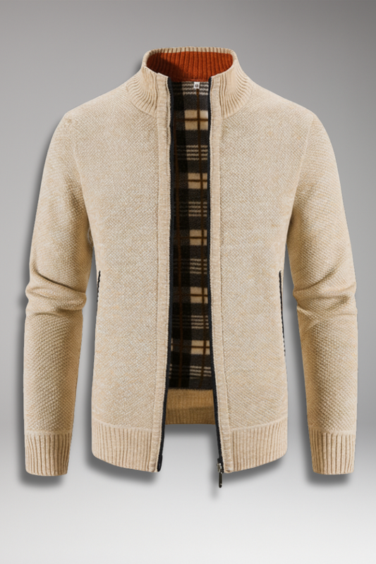 Men's Zip Jacket Interior Patterned - VibreMode