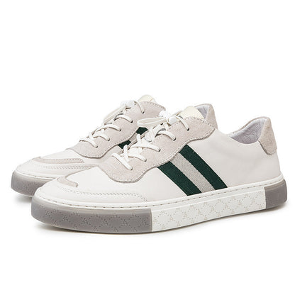 Men's Leather Sneakers Comfortable Everyday Walking Shoes