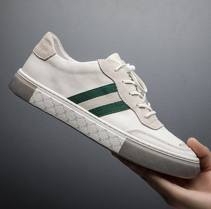 Men's Leather Sneakers Comfortable Everyday Walking Shoes
