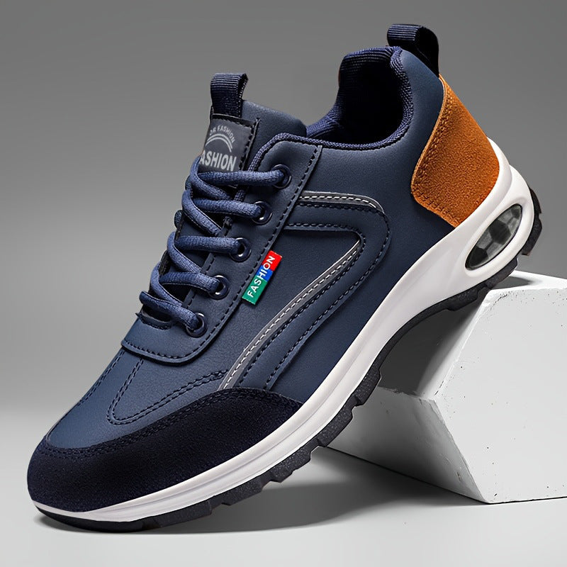 Men's Athletic Shoes Synthetic Leather Comfortable Slip Resistant Sneakers