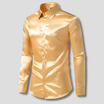 Men's Dress Shirt Shiny Finish