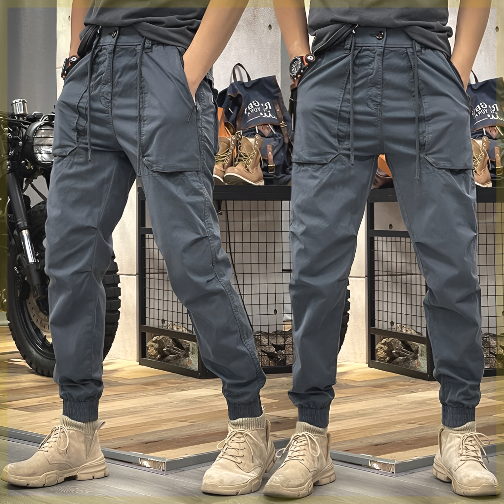 Men's Cargo Pants Stretchable Rugged Beige