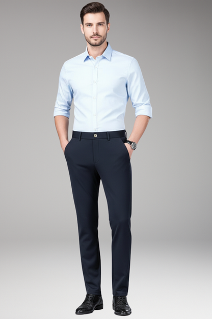 Men's Straight Leg Stretch Trousers