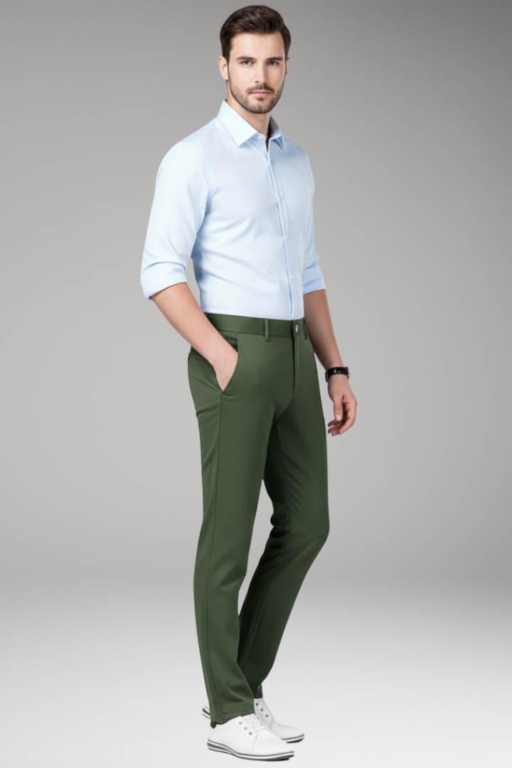 Men's Straight Leg Stretch Trousers