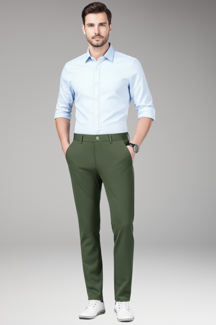 Men's Straight Leg Stretch Trousers