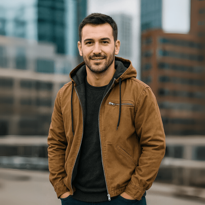 Lightweight Men's Summer Zip Hoodie Jacket